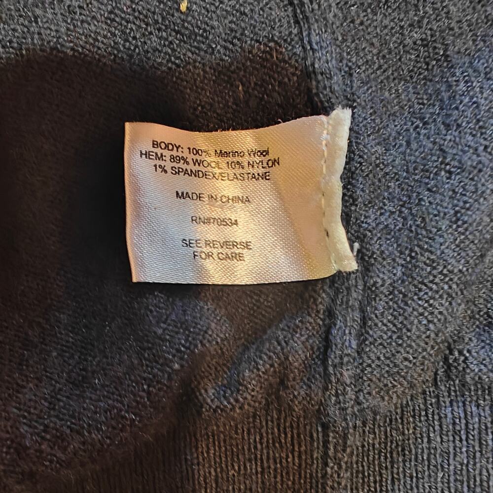 Orvis Navy Quarter Zip Sweater Vest Orange Lining Fly Fishing Logo M - Picture 5 of 5